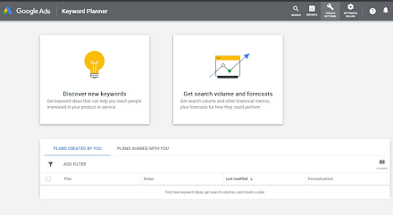 Screenshot Of Google Keywrod Planner Forecasting Tool