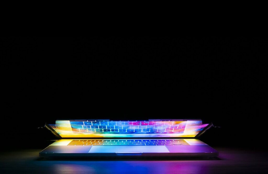 Laptop Keyboard Lights Up