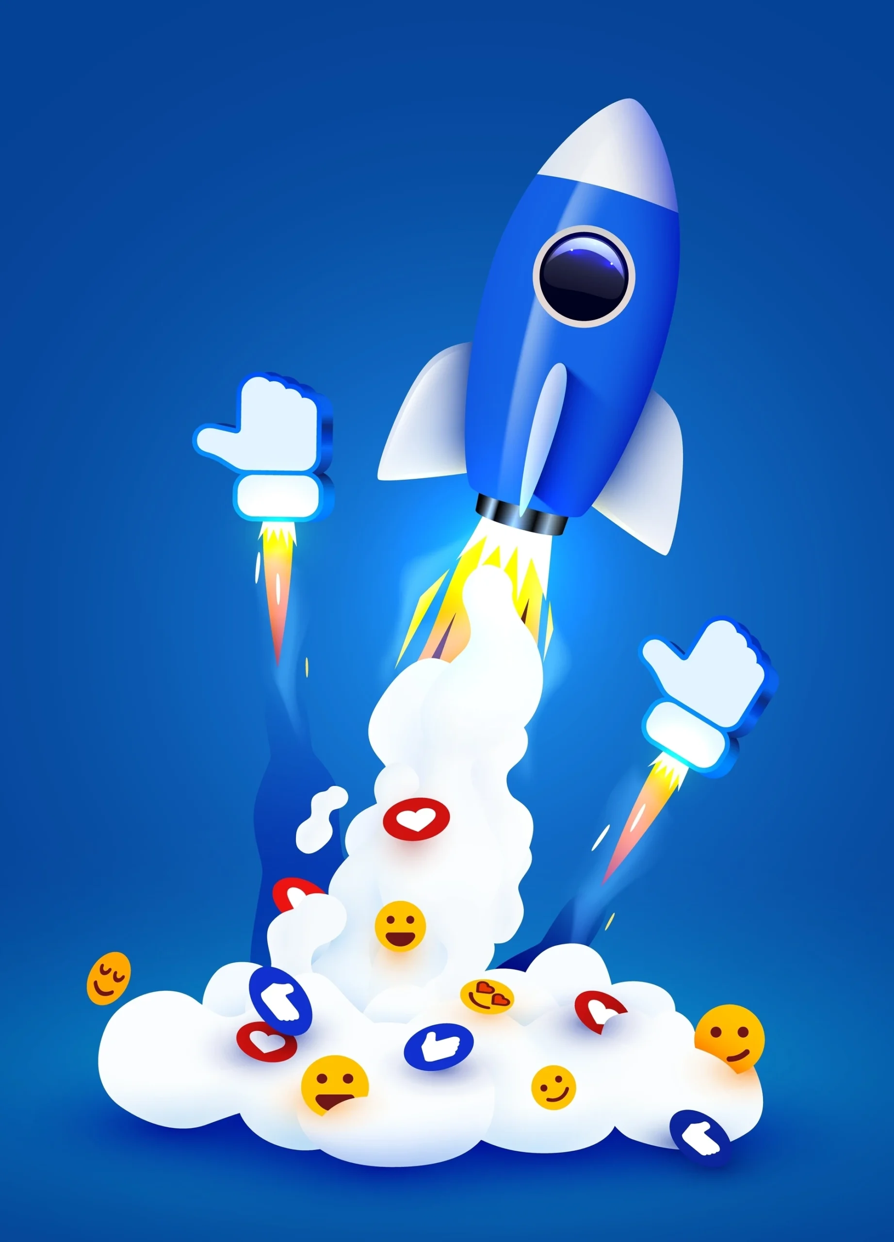 5Tales social media marketing illustration