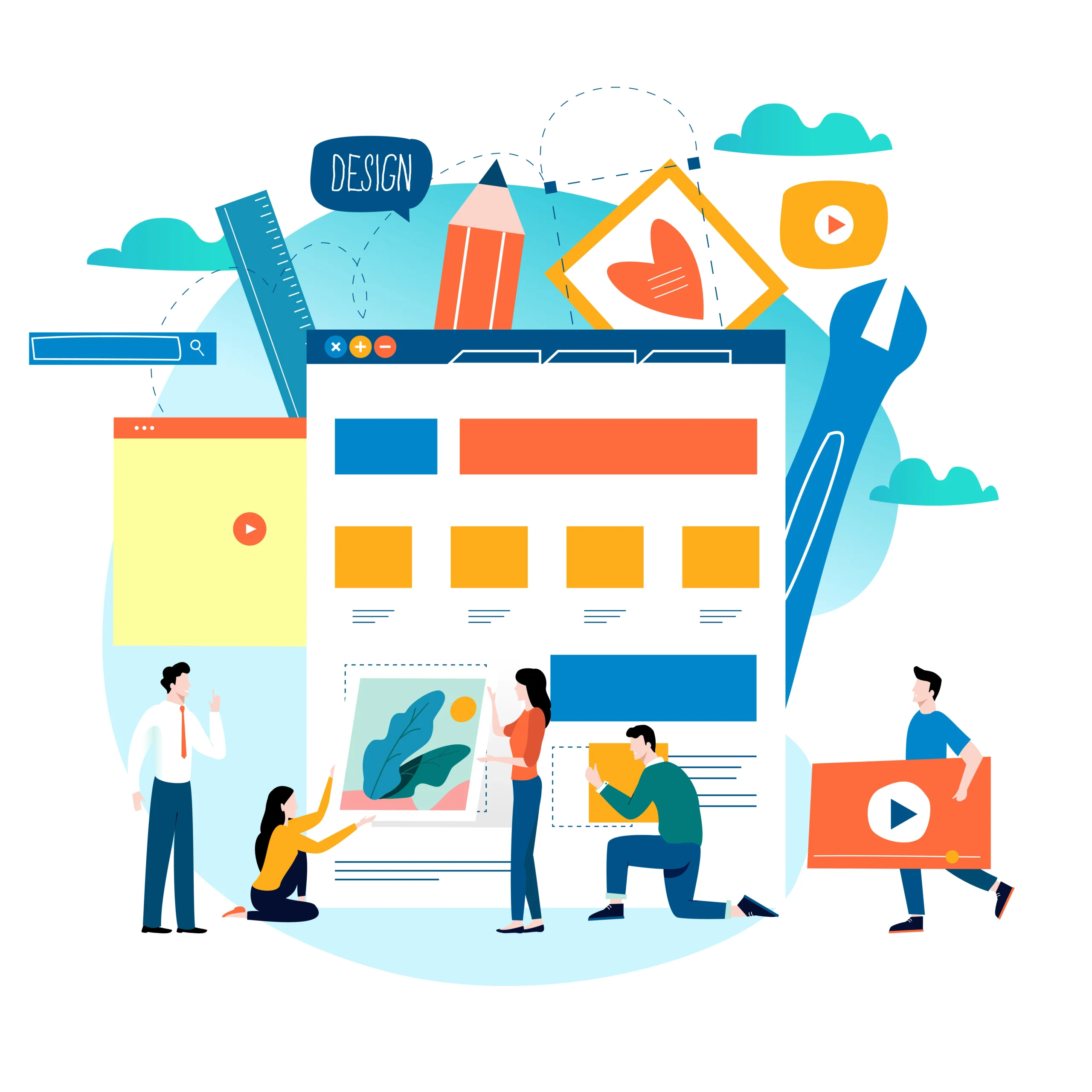 5Tales website built illustration